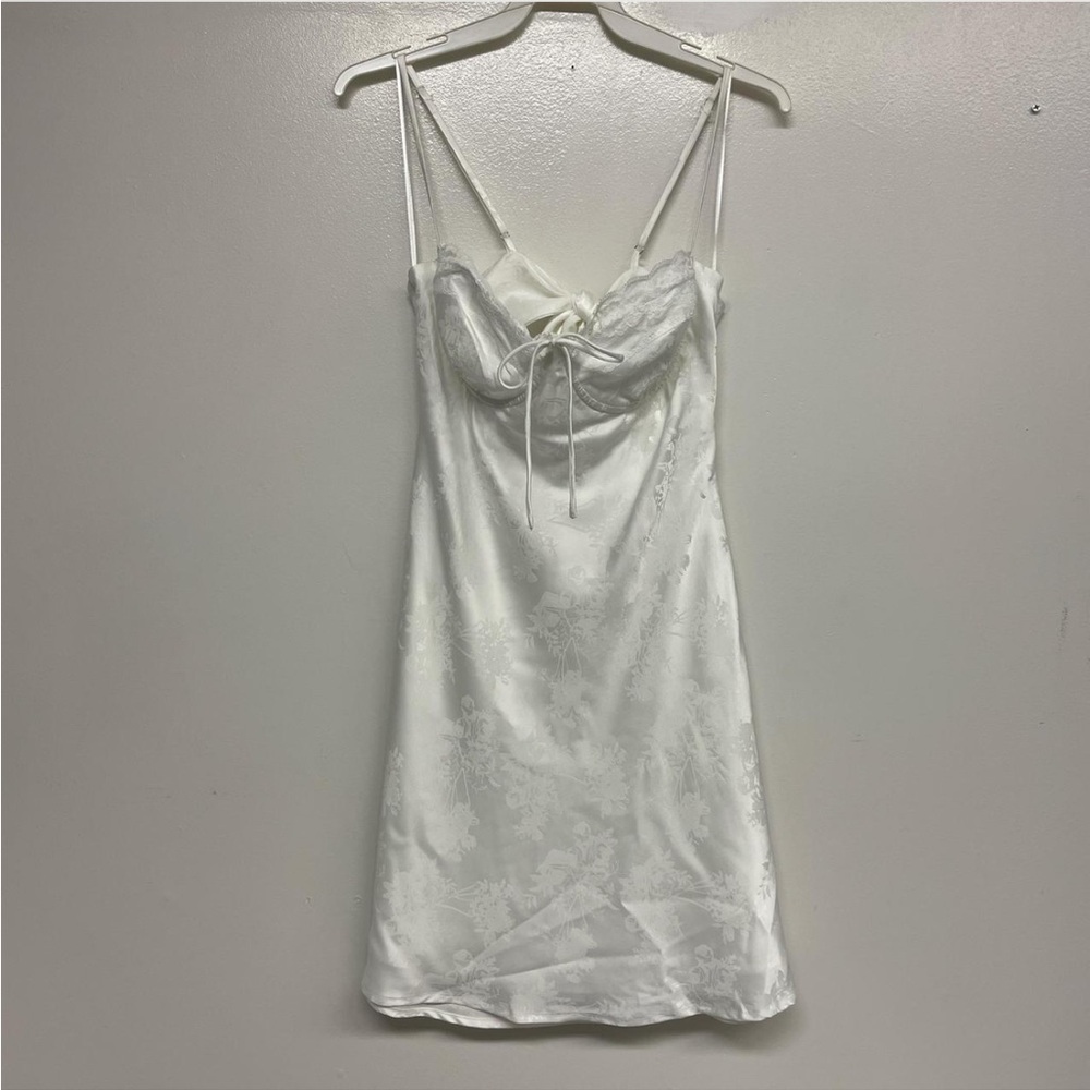 Elegant White Slip Dress